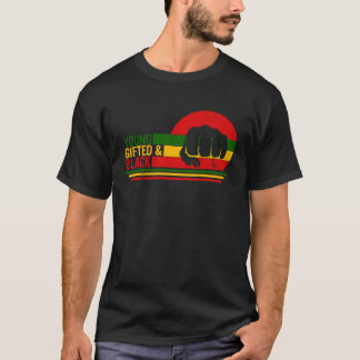 Junge Bildung & Schwarzer Geschichtsmonat Afro Fra T-Shirt