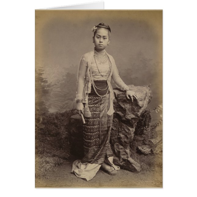 Junge birmanische Frau, c.1875 (Vorne)
