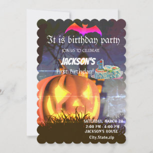 Junge BIRTHADAY EINLADUNG