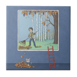 Junge Blätter Keramik Fliesen