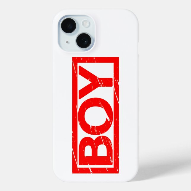 Junge Briefmarke Case-Mate iPhone Hülle (Rückseite)