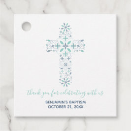 Junge Christening, Taufe Danke Religious Geschenkanhänger