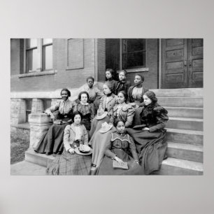 Junge Damen bei Fisk, 1890s Poster