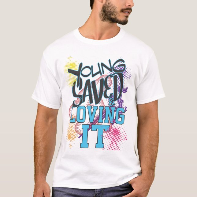 Junge, die gerettet werden u. es Shirt geliebt (Vorderseite)