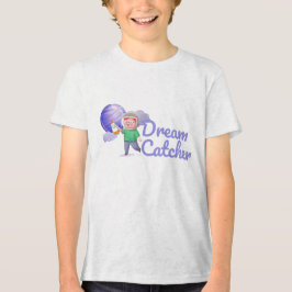 Junge, die Raketenplaneten spielen Tri-Blend Shirt