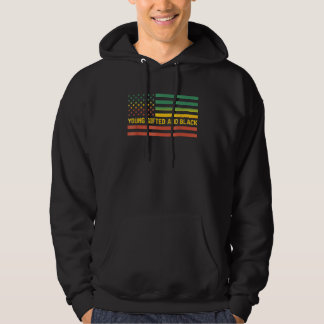 Junge Ed und schwarze Geschichte - US Flag Afrika  Hoodie