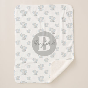 Junge Elefant Baby Name Sherpa Decke Sherpadecke