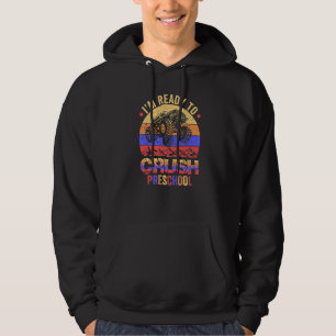 Junge Erster Schultag Ich bin bereit, die Vorschul Hoodie