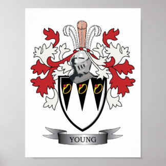 Junge Familienwappen-Wappen Poster