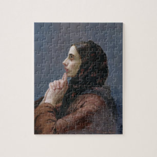 Junge Frau an Gebet, 1879 (Öl auf Leinwand)