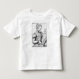 Junge Frau spielt ein Organ Kleinkind T-shirt