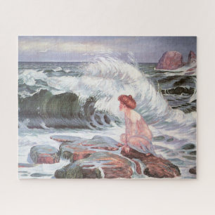 Junge Frau und große Welle (von Frantisek Kupka)