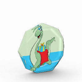 Junge, Geburtstag Dinosaurier Fotoblock