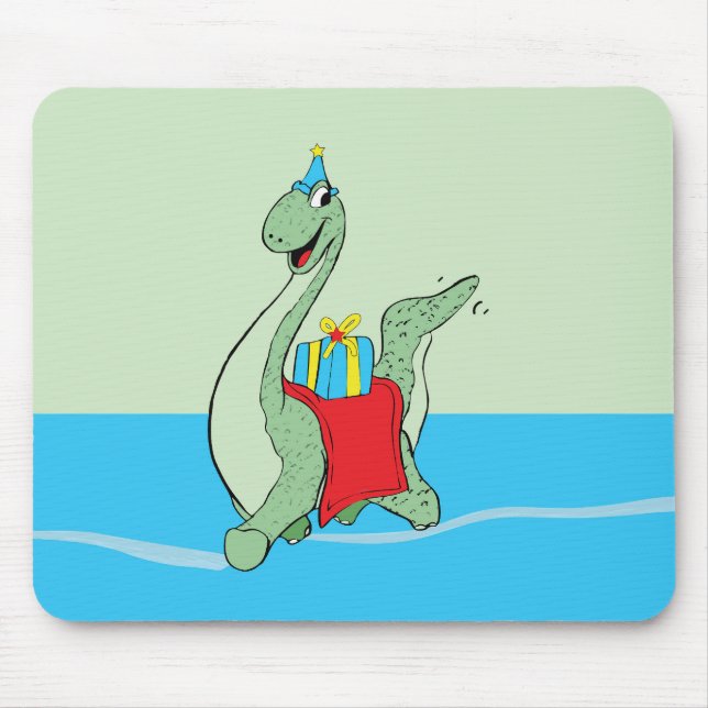Junge, Geburtstag Dinosaurier Mousepad (Vorne)