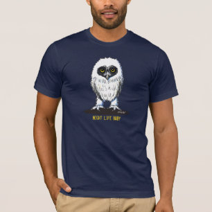 Junge, gesprenkelte Owl Mens Dark T - Shirt