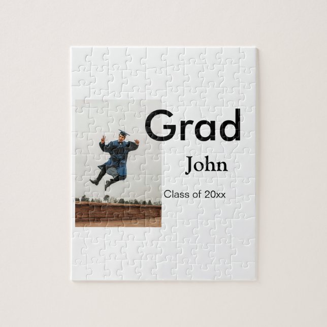 Junge hinzufügen Name Datum Jahr Text QR Abschluss (Vertikal)