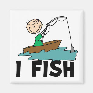 Junge I Fish Magnet