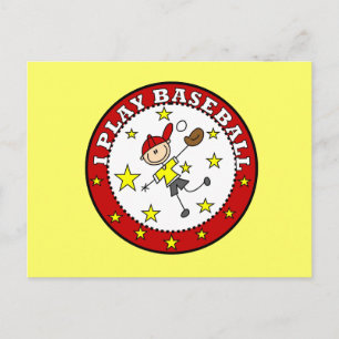 Junge Ich Spiele Baseball T-Shirts und Geschenke Postkarte