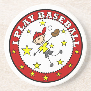 Junge, ich spiele Baseball-T-Shirts und Geschenke Sandstein Untersetzer