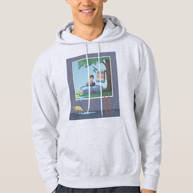 Junge im Kinderbecken Hoodie (Vorderseite)