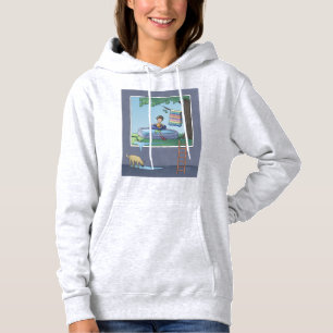 Junge im Kinderbecken Hoodie