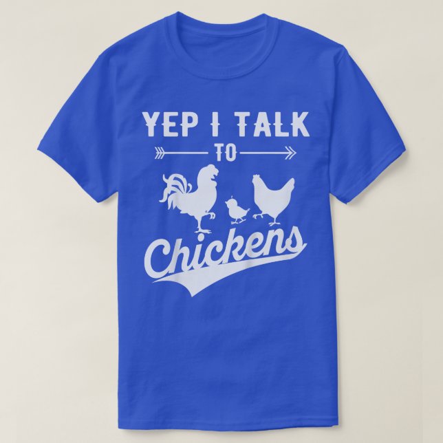 Junge Jepe, ich spreche mit Hühnern, lustige Bauer T-Shirt (Design vorne)