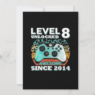 Junge Jungs, Jungs, Stufe 8 Unverriegelter Gamer Einladung
