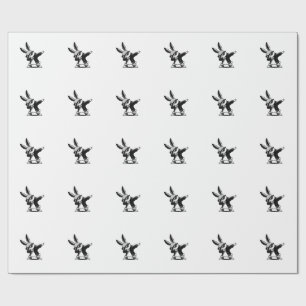 Junge Kind Ostertag Dabbing Hase Kaninchen Hip Hop Geschenkpapier
