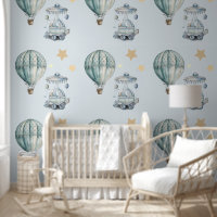 Junge Kinderzimmer Charming Hot Air Balloons Peel
