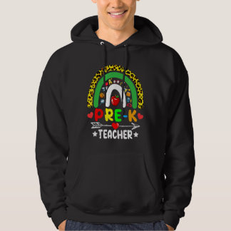 Junge Leoparden-Regenbogenschüler kehren zurück Hoodie