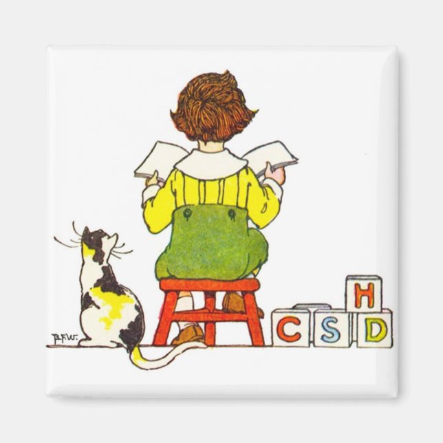 Junge Lesung Magnet (Vorne)