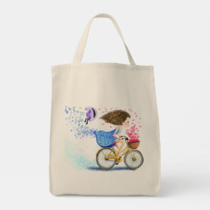 Junge Liebe auf einem Bike Tote Tragetasche