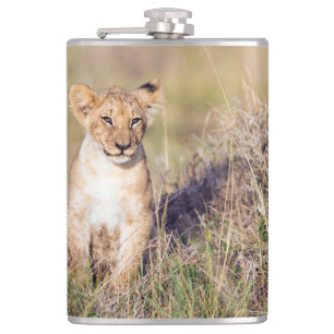 Junge Löwe Flachmann