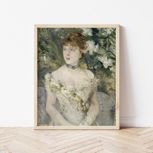 Junge Mädchen in einem Ball Gown | Berthe Morisot Poster (Von Creator hochgeladen)
