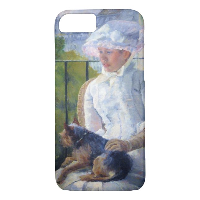 Junge Mädchen und ihr Hund, Mary Cassatt Case-Mate iPhone Hülle (Rückseite)