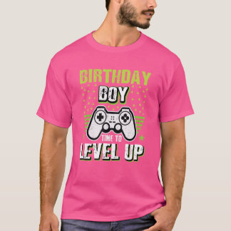 Junge Männer zum Geburtstag nur Zeit, um Videospie T-Shirt