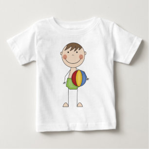 Junge mit Beach Ball Tshirts und Geschenke