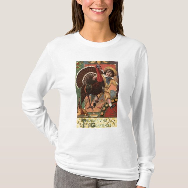 Junge mit dem Arm um die Türkei T-Shirt (Vorderseite)