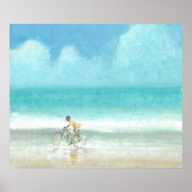 Junge mit dem Fahrrad 3 Poster (Vorne)