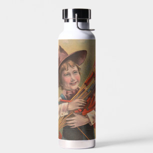 Junge mit Feuerwerk, Amerikanische Flagge, Patriot Trinkflasche