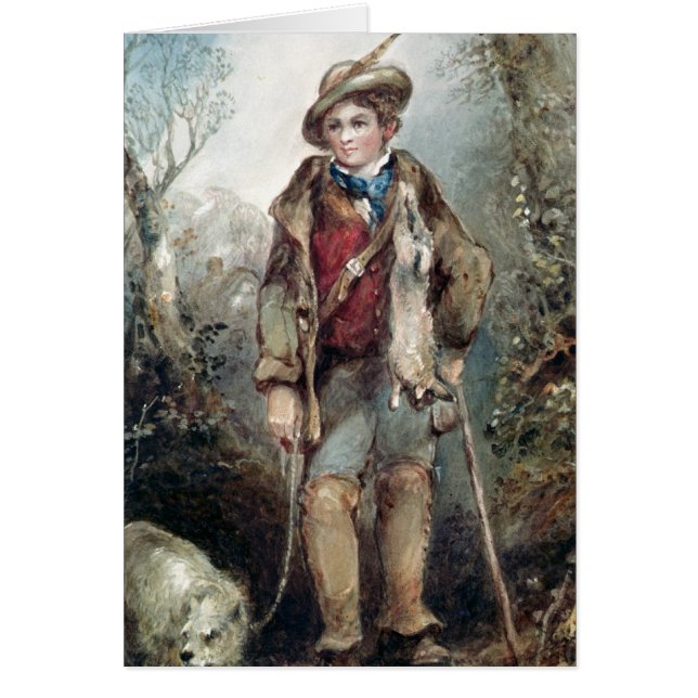 Junge mit Kaninchen (Vorne)