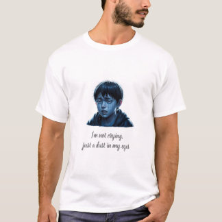 Junge mit Tränen T-Shirt