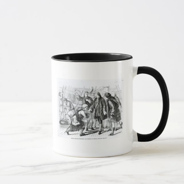 Junge Moidart schwörende Ergebenheit Tasse (Rechts)