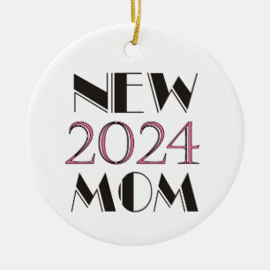 junge Mutter 2024 Keramik Ornament