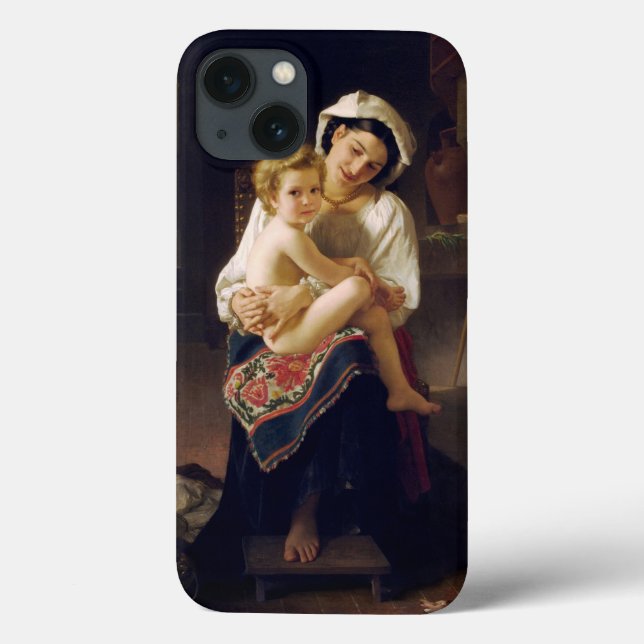 Junge Mutter, die ihr Kind anscheut Case-Mate iPhone Hülle (Rückseite)