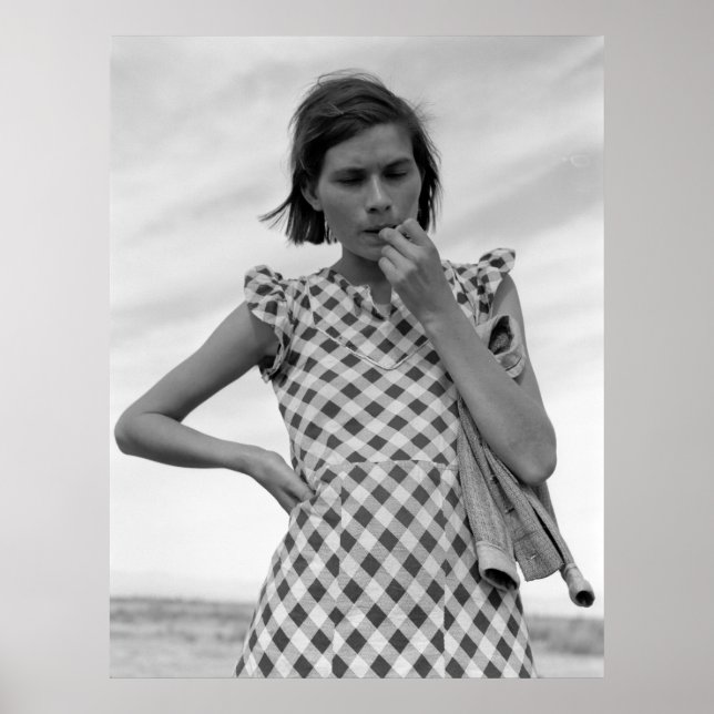 Junge Mutter in Kalifornien 1937 Poster (Vorne)