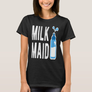 Junge Mutter Milchmädchen Junge Mutter T-Shirt