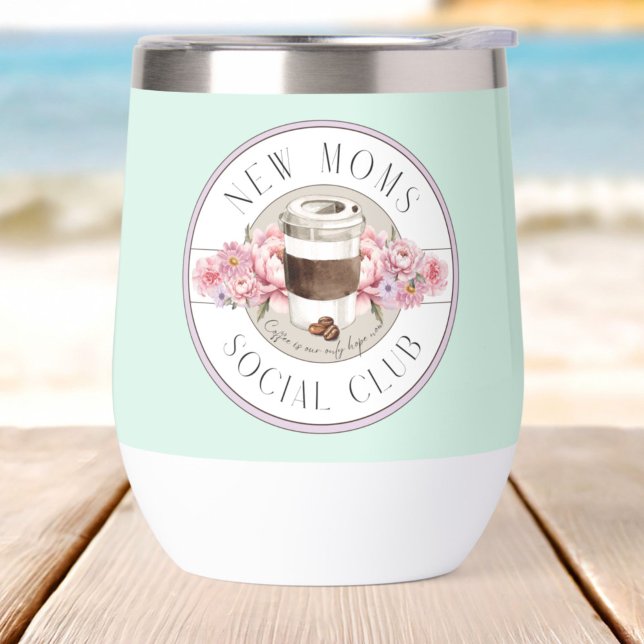 Junge Mutter Spaß, Kaffee ist unsere einzige Hoffn (Von Creator hochgeladen)