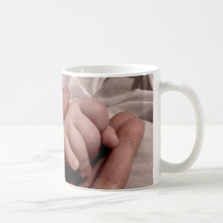 Junge Mutter und Baby - Lebensfreude Kaffeetasse