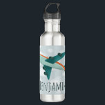 Junge Niedliche und moderne Blue Airplane Kindersc Edelstahlflasche<br><div class="desc">Dieses transportierte Thema Flugzeug Schule Wasser Flasche Design verfügt über ein modernes blau-orange Flugzeug mit einem Hintergrund von blauem Himmel und Wolken, und kann mit dem Namen Ihres Jungen personalisiert werden. Ideal für ein Flugzeug und reiseliebtes Kind, ideal für Kindergarten oder Vorschulen. Karo in unserem Shop für andere niedliche Flugzeugdesigns....</div>